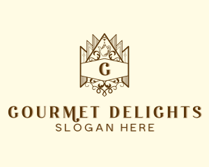 Luxury Gourmet Restaurant logo design