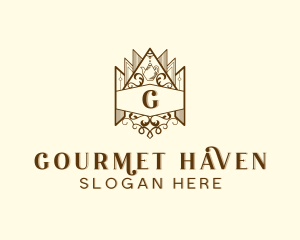 Luxury Gourmet Restaurant logo design