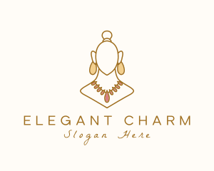 Pendant - Luxury Fashion Jewelry logo design