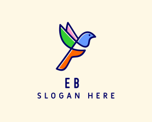 Multicolor Bird Aviary Logo