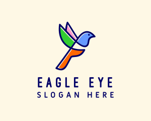 Multicolor Bird Aviary logo design