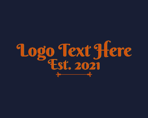 Elegance - Elegant Vintage Retro Wordmark logo design
