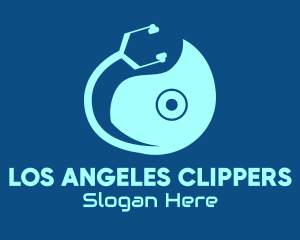 Blue Stethoscope Clinic Logo