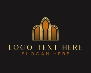Deluxe - Interior Decor Arch logo design