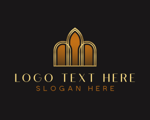 Vintage - Interior Decor Arch logo design