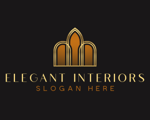 Interior Decor Arch logo design