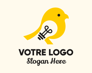 Light Bulb Bird Logo