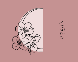 Orchids Beauty Salon logo design