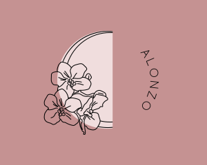 Orchids Beauty Salon logo design