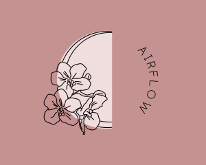 Orchids Beauty Salon logo design