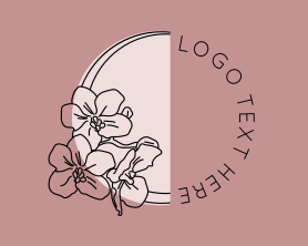 Influencer - Orchids Beauty Salon logo design