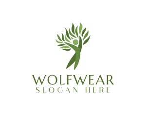 Vegan - Tree Plant Community logo design