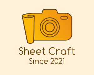 Sheet - Gradient Camera Paper logo design