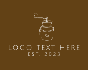 Traditional - Coffee Maker Latte logo design