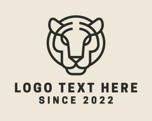 Wild Jungle Tiger  Logo