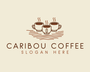 Cafe Coffee Cups logo design