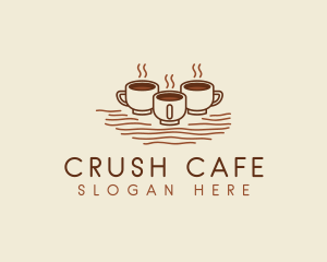 Cafe Coffee Cups logo design