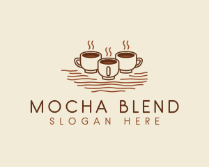Mocha - Cafe Coffee Cups logo design