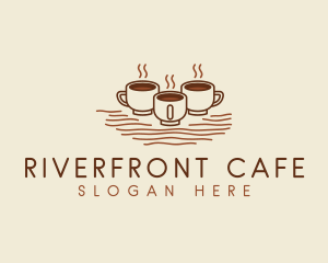 Cafe Coffee Cups logo design