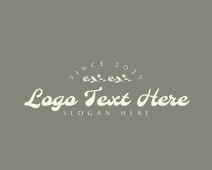 Premium Cursive Company Logo