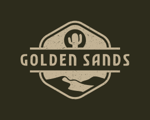 Cactus Sand Desert logo design