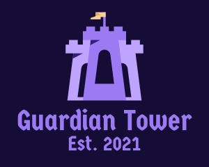 Castle Tower Turret logo design