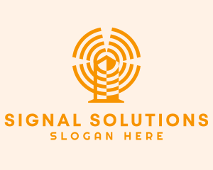 Signal - Signal Tower Building logo design