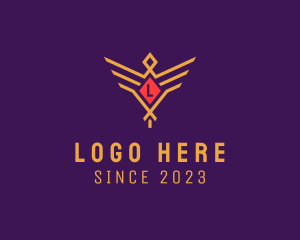 Staff - Royal Eagle Wings Crest logo design