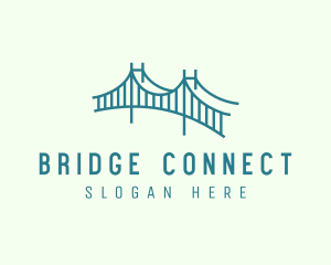 Bridge - Industrial Urban Bridge logo design