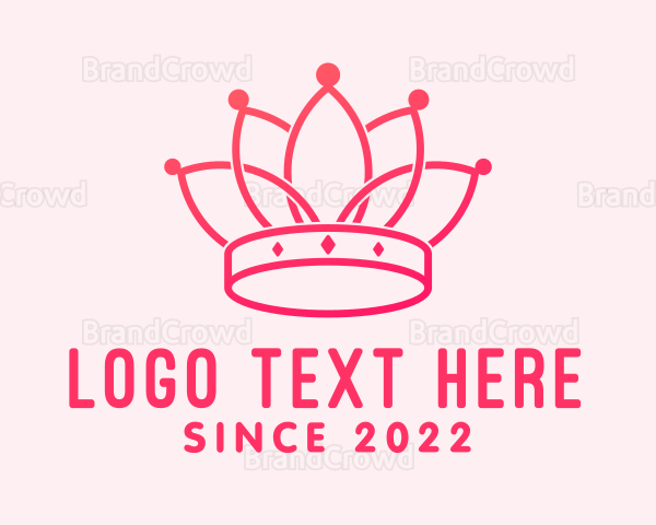 Pink Royal Headdress Logo