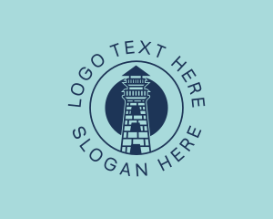 Lighthouse - Watchtower Lighthouse Beacon logo design