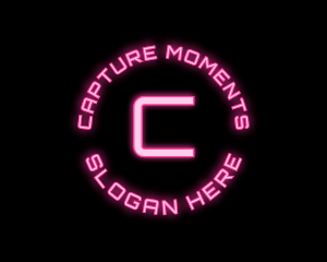 Cyber Neon Tech App Logo