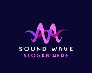 Creative Music Wave logo design