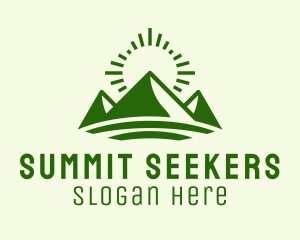 Mountain Travel Hiking  logo design