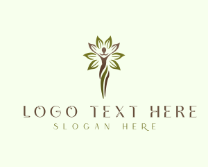 Nature - Organic Nature Woman logo design