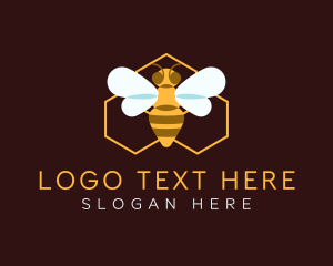 Wings - Honey Bee Apiary logo design