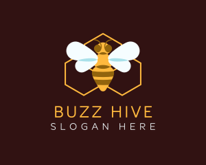 Honey Bee Apiary logo design