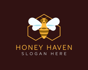 Honey Bee Apiary logo design