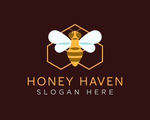 Apiary - Honey Bee Apiary logo design