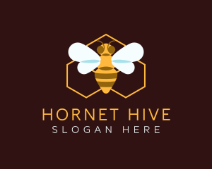 Hornet - Honey Bee Apiary logo design