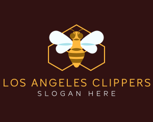 Beekeeper - Honey Bee Apiary logo design