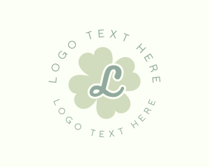 Lucky Clover Leaf Logo