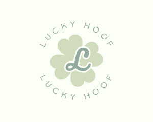 Lucky Clover Leaf logo design