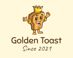 Toast - Toast Bread King logo design