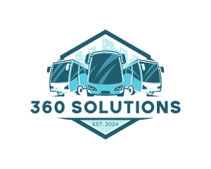 Bus Liner Transportation logo design