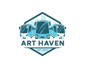 Bus Liner Transportation logo design