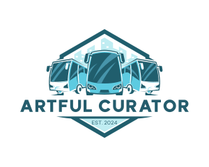 Bus Liner Transportation logo design