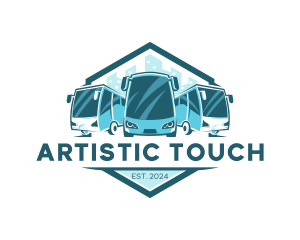 Bus Liner Transportation logo design