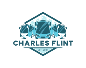 Bus Liner Transportation logo design