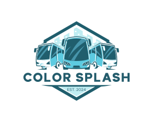 Bus Liner Transportation logo design